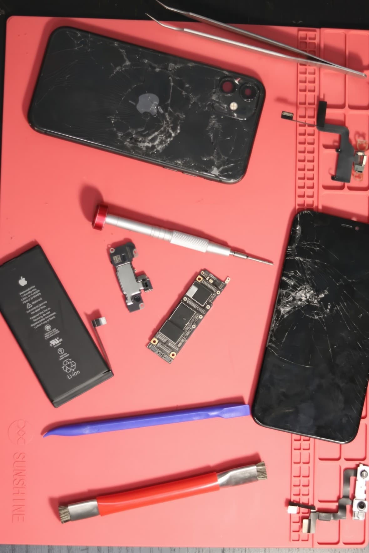 Phone repair in progress